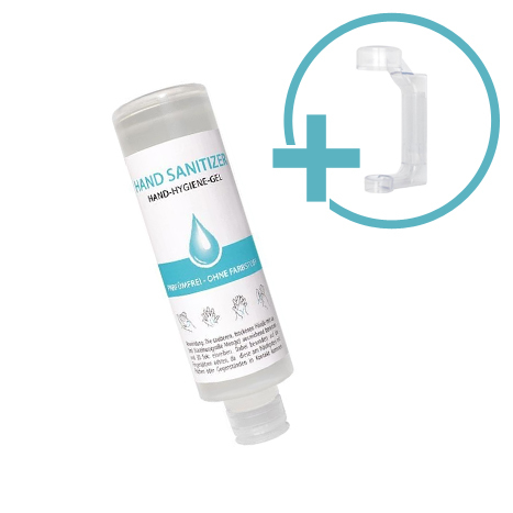 1x Dezinfekční gel na ruce 300 ml + nástěnný držák
